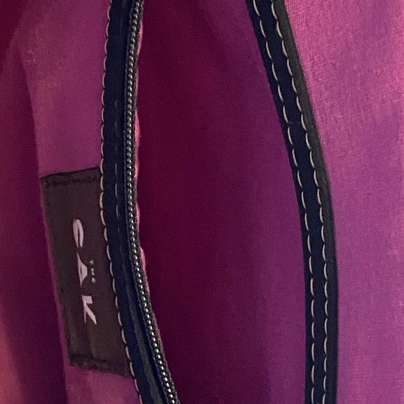 The SAK Shoulder Bag Purse Multi Color Geometric Logo Adjustable Strap Zip - Picture 9 of 14